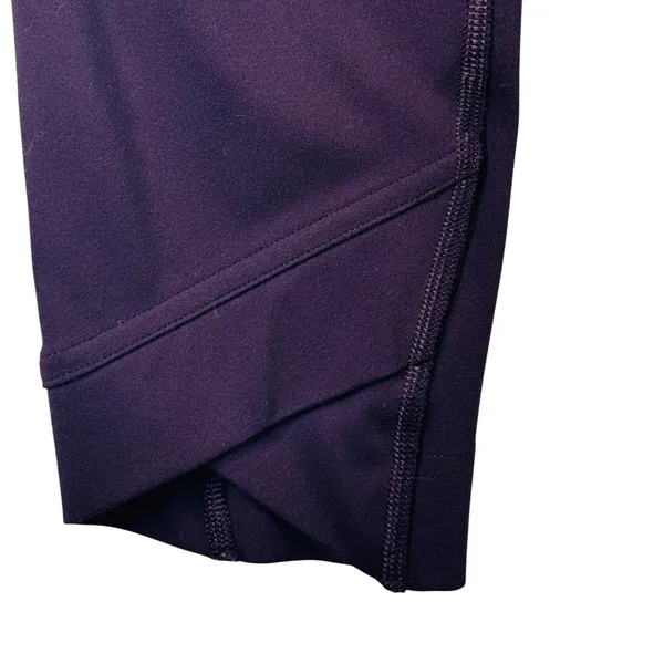 Gymshark Crossover Leggings High Waisted Athletic Purple Plum‎ Small 25" - Image 8