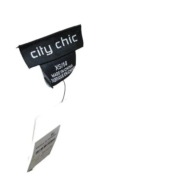 City Chic Flourish Off the Shoulder Dress Ivory Mod Floral Plus Size 14‎ - Image 11