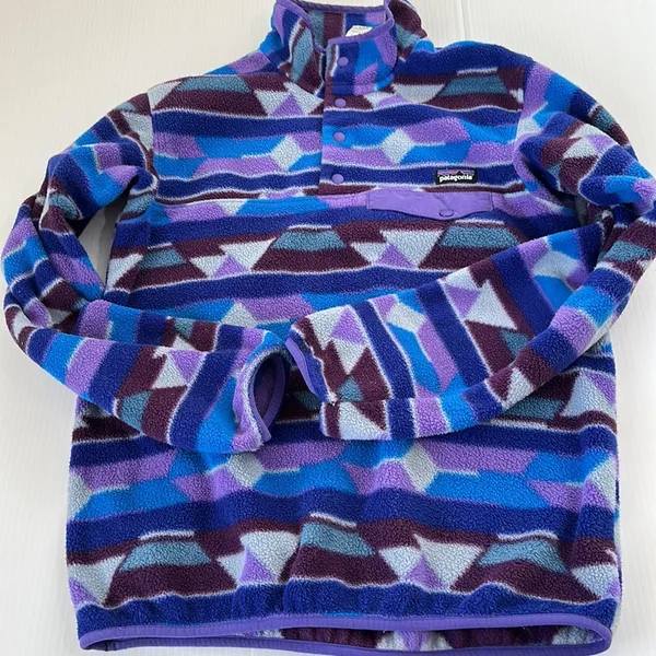 Patagonia Synchilla Snap T Fleece Pullover Guatemalan Tango Purple Blue,… - Image 10