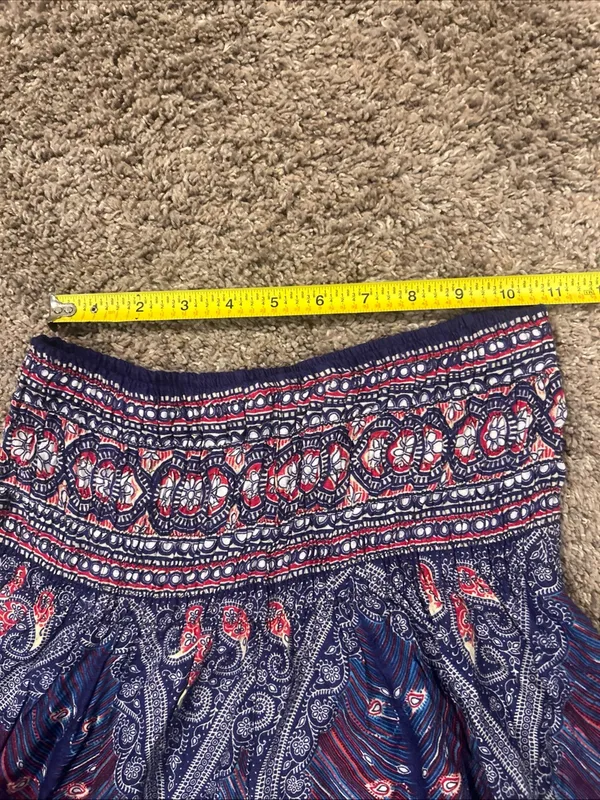 Harem Pants Women’s Multi Color Hobo Rayon Pants One Size Elastic Waist - Image 6