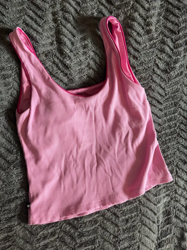 Thrive Societe Square Neck Tank Pink Size L - Image 7