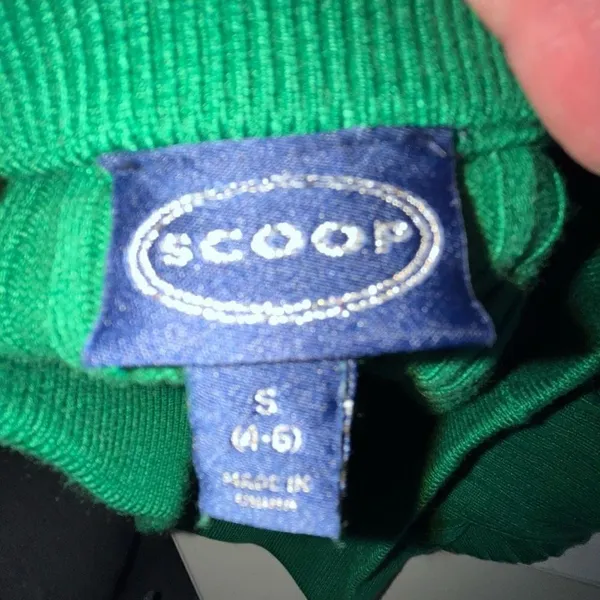 Scoop‎ NYC green 2-piece tank sweater & skirt set small 4-6 - Image 8