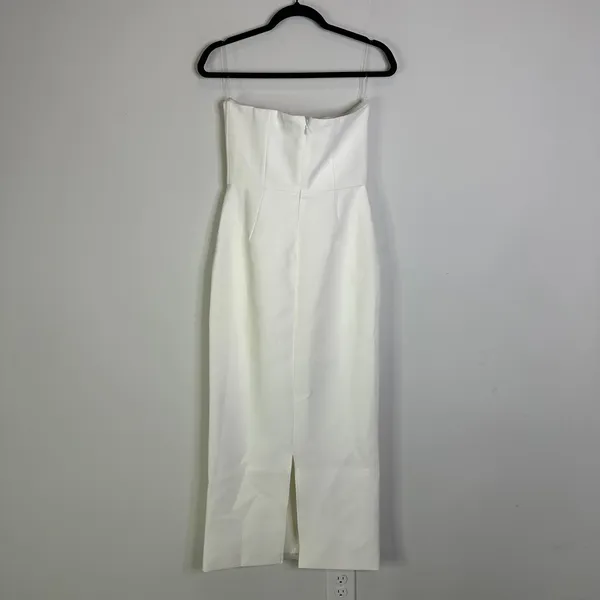 NEW Babyboo Roxanne Midaxi Dress Ivory Size Medium Cocktail Party Dress - Image 8