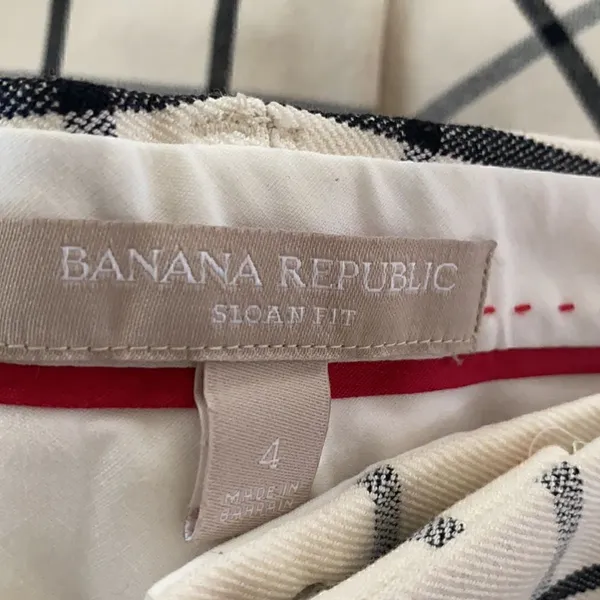 BANANA REPUBLIC plaid pants EUC - Image 6