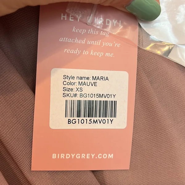 Birdy Grey Mauve Bridesmaid Maxi Dress - Image 7