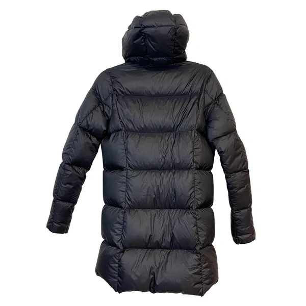 Eddie Bauer Jacket EB550 Down‎ Puffer Coat Hooded Black Small Winter Snow - Image 2