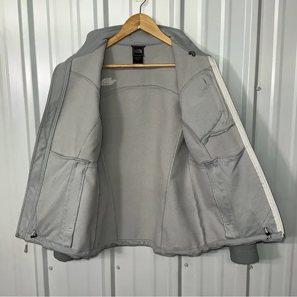 The North Face Windwall Softshell Jacket Gray Women Medium Outdoor Athletic - Image 3