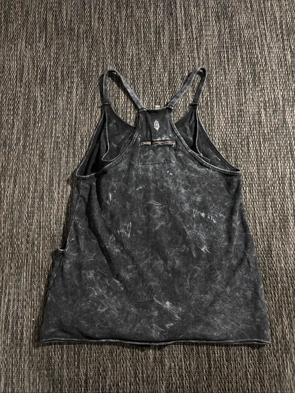 Free People Movement Hot Shot Mini Dress Shorts Romper Tie Dye Small - Image 2