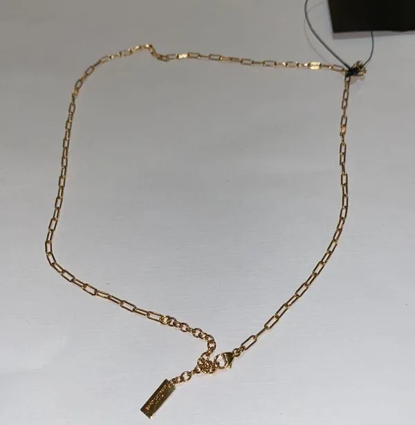 Saint Laurent Chain Vierk Necklace - Image 2