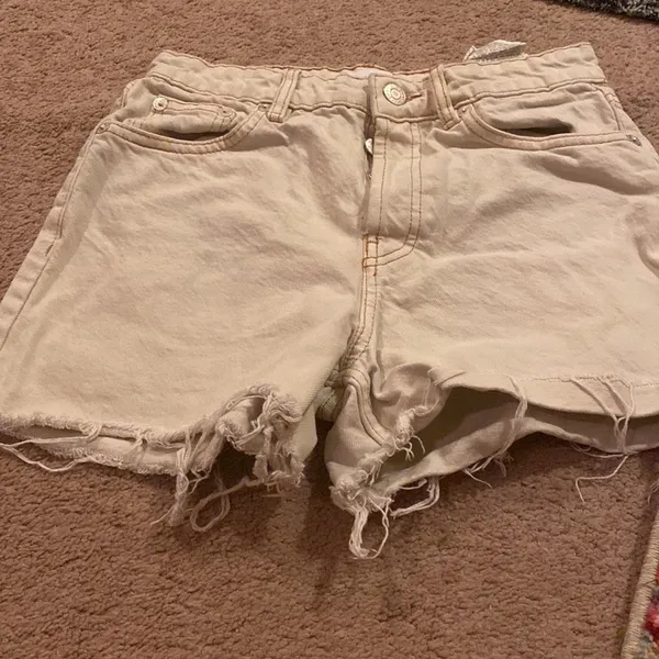 Zara jean‎ shorts size 4 - Image 2