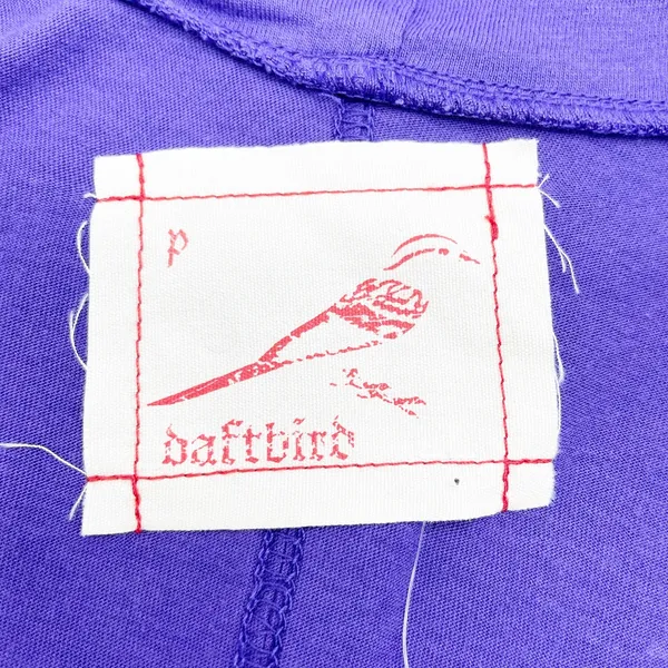 NEW Daftbird Womens XS‎ Sleeveless Cardigan Violet Purple Pockets Jersey Minimal - Image 7