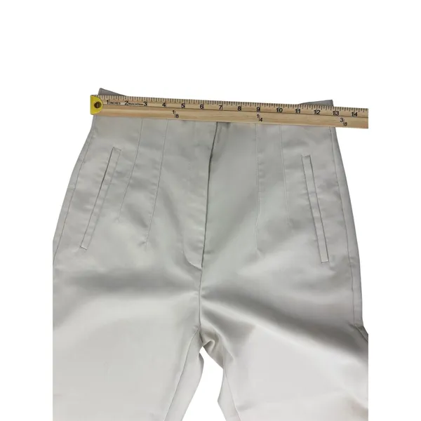 ZARA Cream Straight Leg Pants Size S Gently Used - Image 8