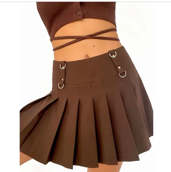 Tiger Mist Brown Skirt - Image 4
