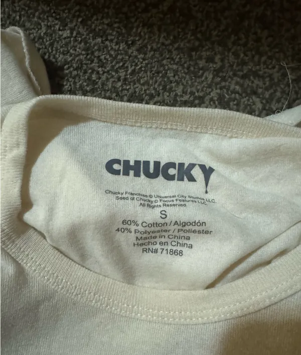 Target Chucky Halloween short sleeve tee shirt - Image 3