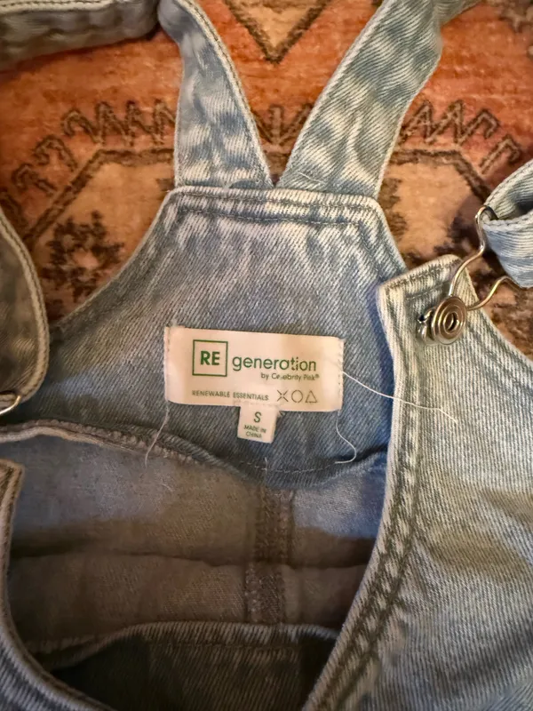Women’s Size small denim overall dress - Image 3