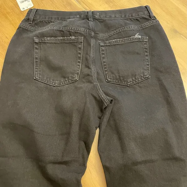 NWT Free People We The Free Maggie Mid-Rise Straight-Leg Distressed Jeans 29 - Image 12