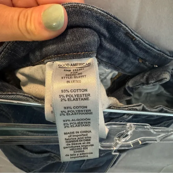 Good American Blue Skinny Jeans Classic Fit - Image 6