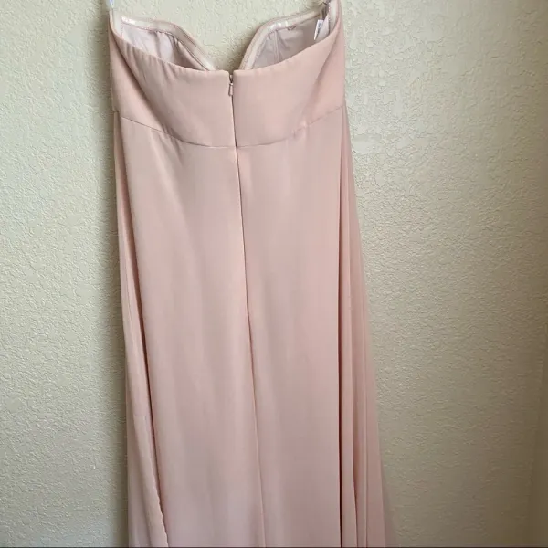 Jenny Yoo Dusty Rose‎ Strapless Bridesmaids Dress size 8 - Image 8