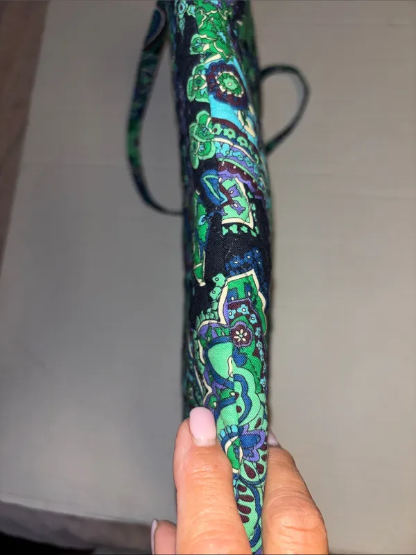 Vera Bradley Blue Rhapsody Cotton Tote Paisley Floral Design Handle And Strap - Image 8