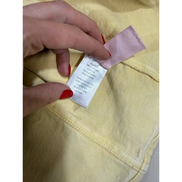 Tanya Taylor Parton yellow Vest Size 4 - Image 6
