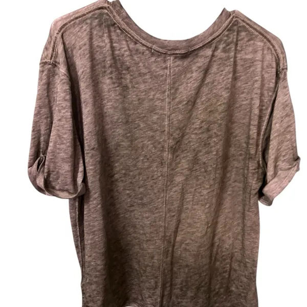 Free People We The Free Oversized Slub Tee – Sage Green – Size Small - Image 2