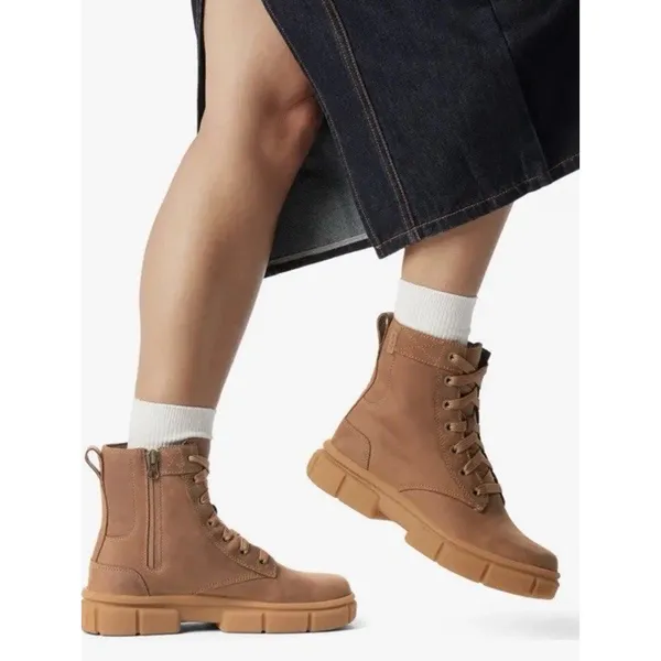SOREL Women's Explorer Lace-Up Boot, Velvet Tan, Size 10.5 Waterproof NEW - Image 2