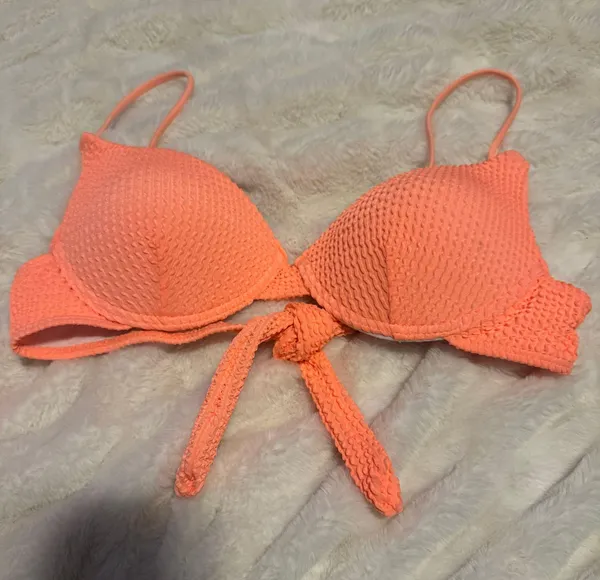 Coral Two Piece Bikini Pink Size M - Image 3