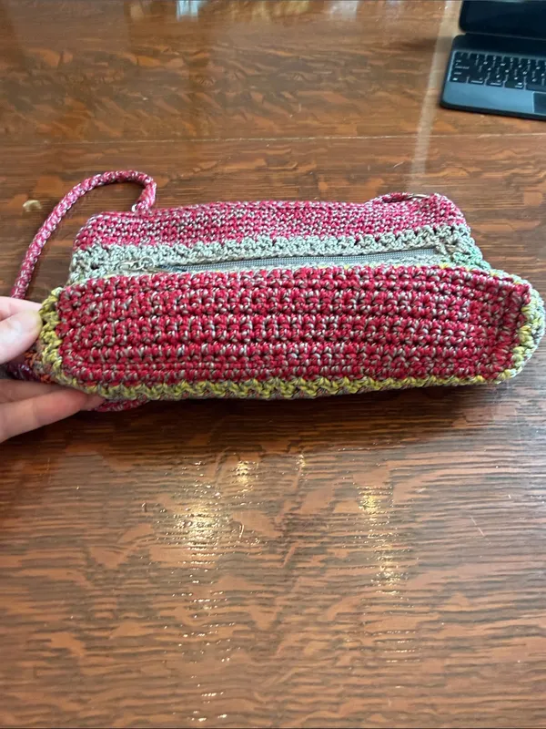 The Sak Colorful Rainbow Woven Crochet Bag - Image 7