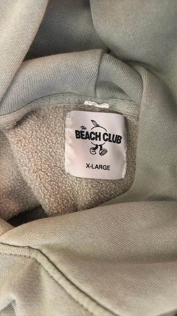 the beach club heavyweight hoodie - Image 3