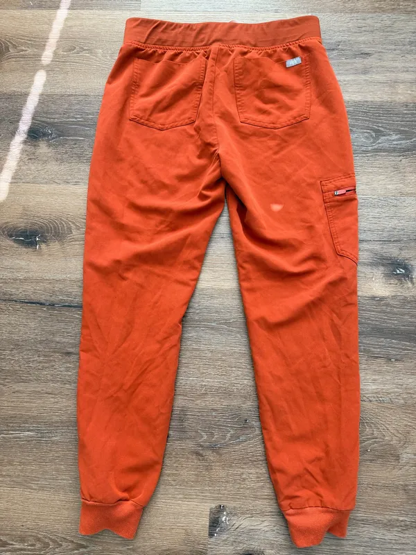 Figs Zamora Jogger Scrub Pants Orange  - Image 7