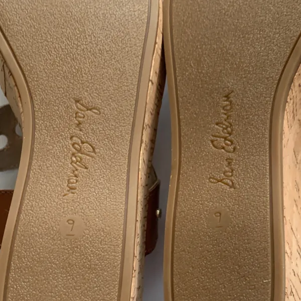 Sam Edelman Tan Cutout Sandals - Image 9