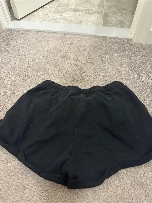 Divided Black Casual Pull-On Athletic Shorts - Image 3