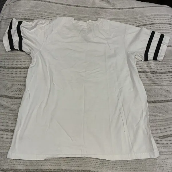 Universal Studios Harry Potter Hogwarts Alumni White Varsity Graphic T-Shirt XL - Image 10