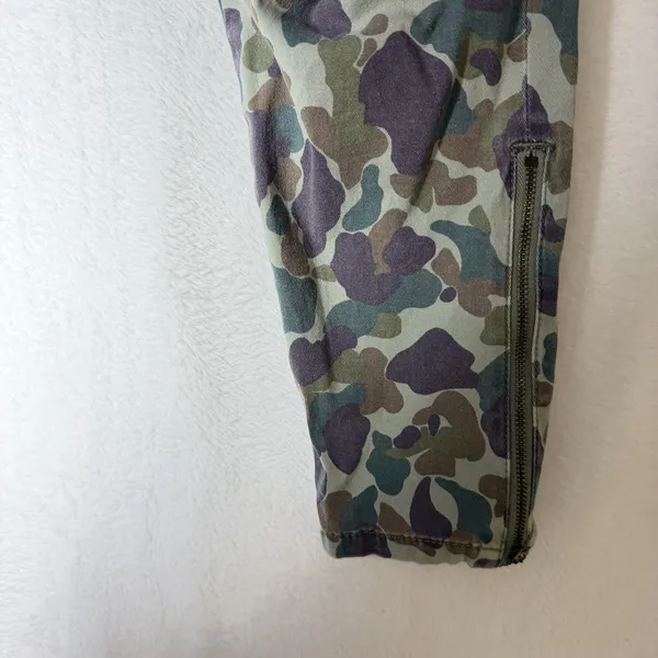 BDG Urban Outfitters Faded Camo Ankle Zip Skinny Cargo Pants Women Size 27 - Image 7