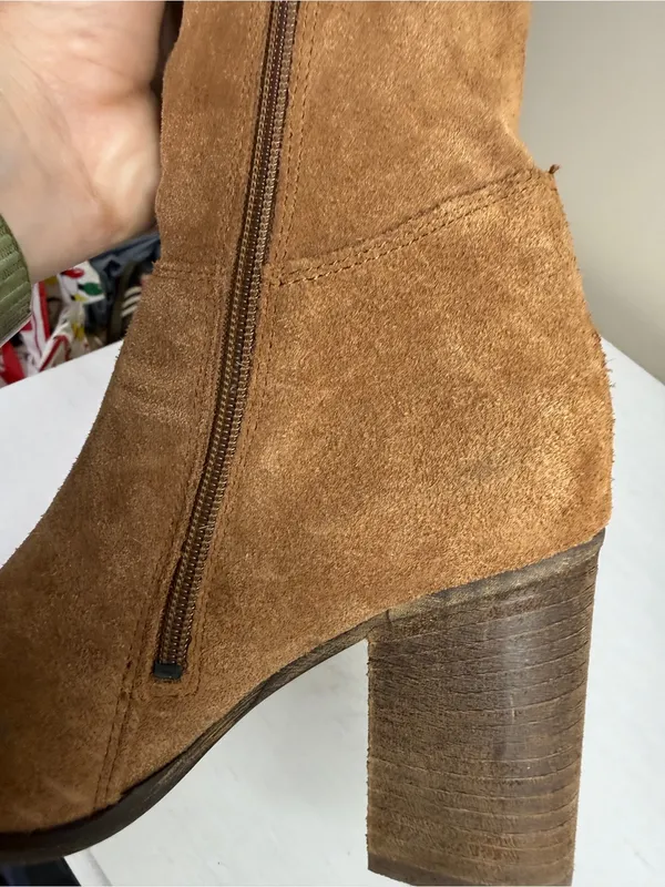 Mark Jenkins OTK Tan Suede Boot 9 - Image 10
