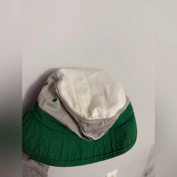 Mitchell & Ness Philadelphia Eagles Bucket Hat Throwback Hat Retro Gray Green - Image 5