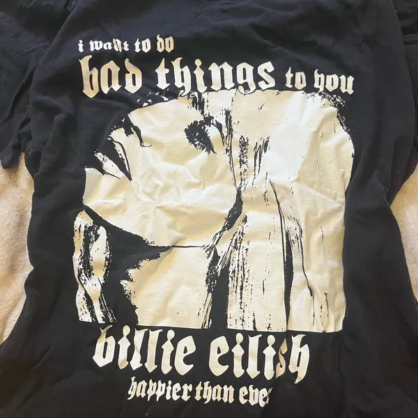 Billie Eilish Happier Than Ever Graphic Tee - Short Sleeve - Image 2
