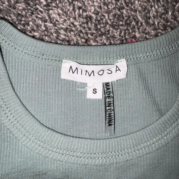 Mimosa green tank top in size S - Image 2