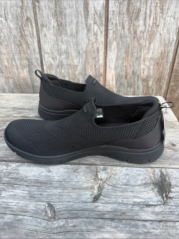 Skechers Black ARCH FIT REFINE 2.0 CASCADE “Don’t Go” WOMENS 9.5 Air-Cooled Shoe - Image 7