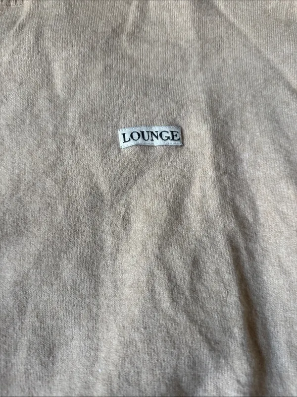 Lounge Crewneck Sweater in Cream - Image 2