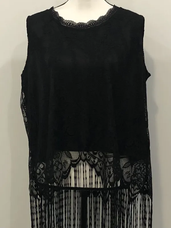 Clothing Obsessed Company Lace Fringe Top - Image 2