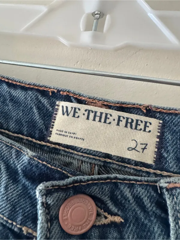 Free People We The‎ Free Women's Tinsley Baggy High Rise Straight Jeans - Image 9