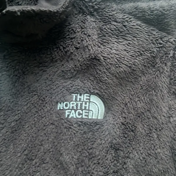 North face Full Zip Fuzzy Jacket Medium - Image 4