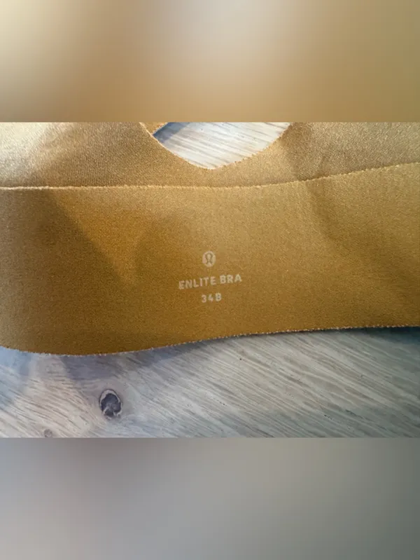 Lululemon Enlite sports bra spiced bronze size 34B - Image 4