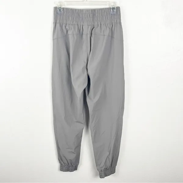 HALARA Gray Elastic Pull On Waist High Rise Joggers Small Gym Workout Casual - Image 2