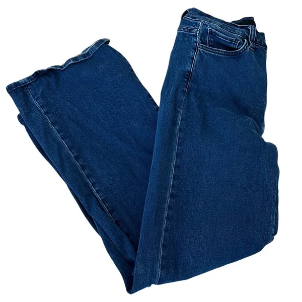 Joe's Jeans Wide Leg Jeans Size 30 Dark Wash Long Cotton Business Casual $200 - Image 10