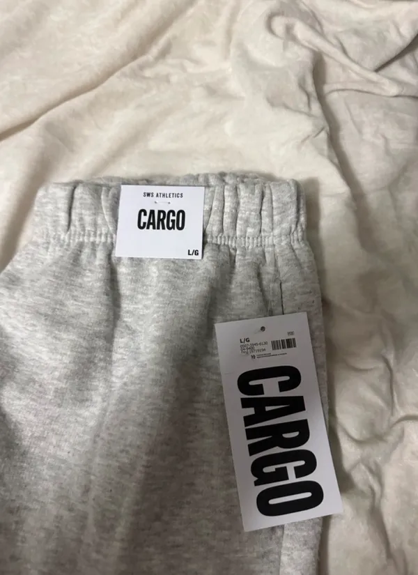 NWTS SWS Athletic UltraFleece Cargo Sweatpants Color Spring Grey Mix - Image 7