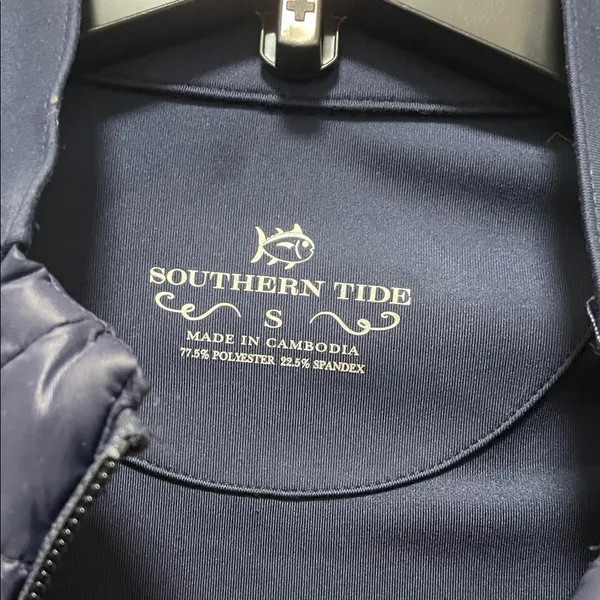 Southern Tide Josette Mixed Media Full Zip Athletic Jacket - Image 4