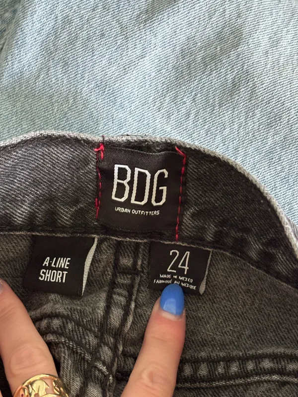 BDG Jean shorts black - Image 3