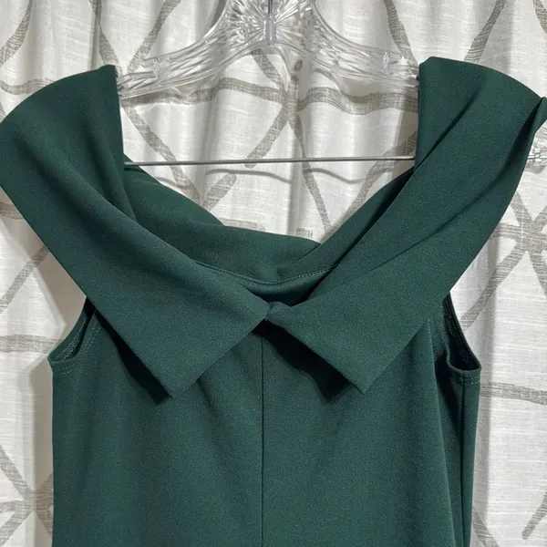 Windsor Green Cowl Neck Strapless Gown - Image 6